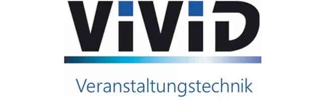 Logo der Vivid Veranstaltungstechnik, Partner der Festzeltband und Coverband IsarSix aus München und Bayern